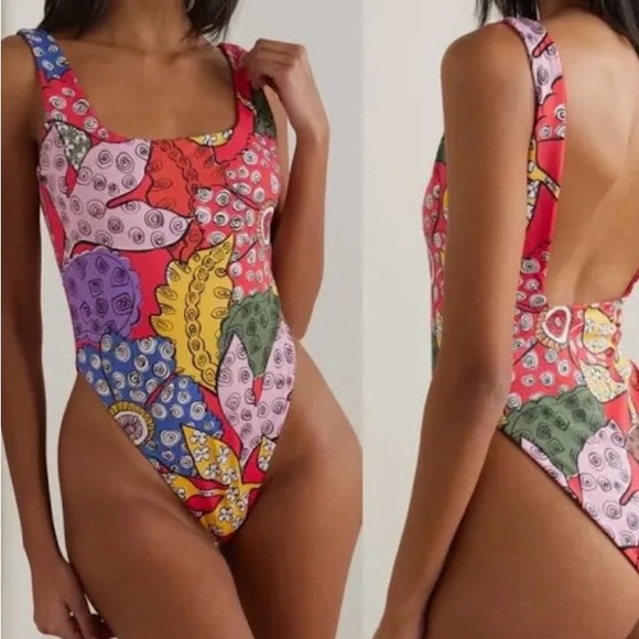 Mara Hoffman Other - Mara Hoffman Idalia Multicolor Patterned One Piece Swimsuit
